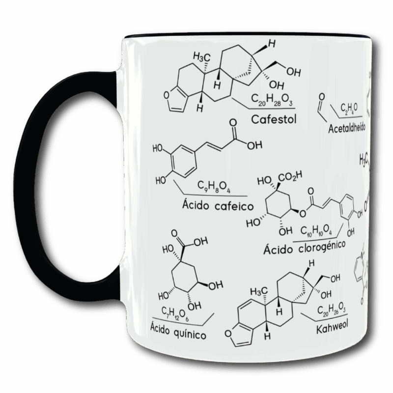 Taza - Moléculas del café