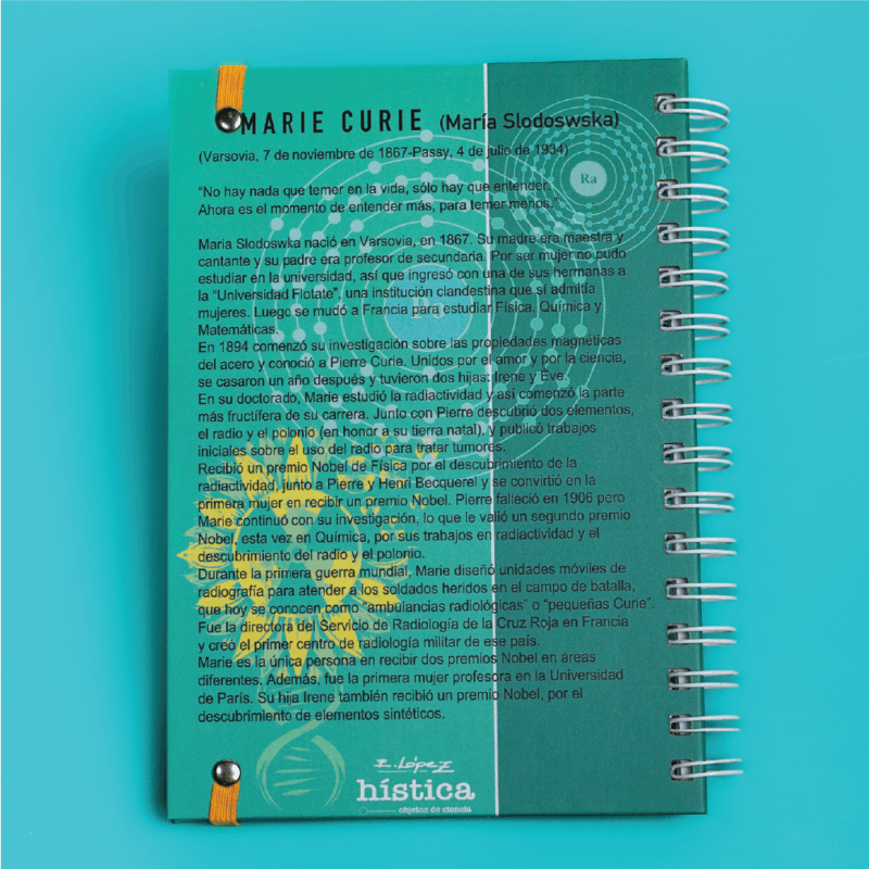 Cuaderno - Marie Curie - Imagen 2