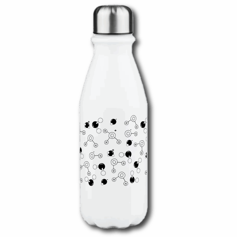 Botella - Moléculas del agua