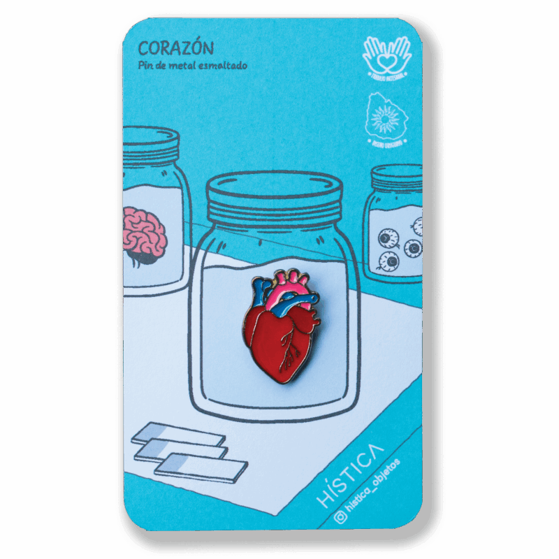 Pin de metal esmaltado - Corazón