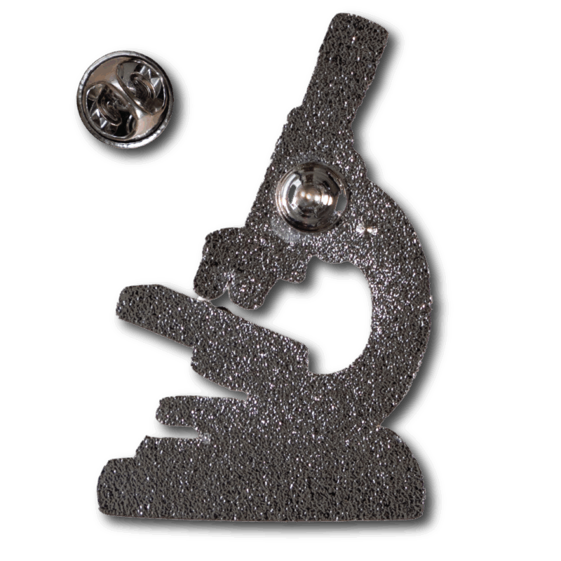 Pin de metal esmaltado - Microscopio - Imagen 3