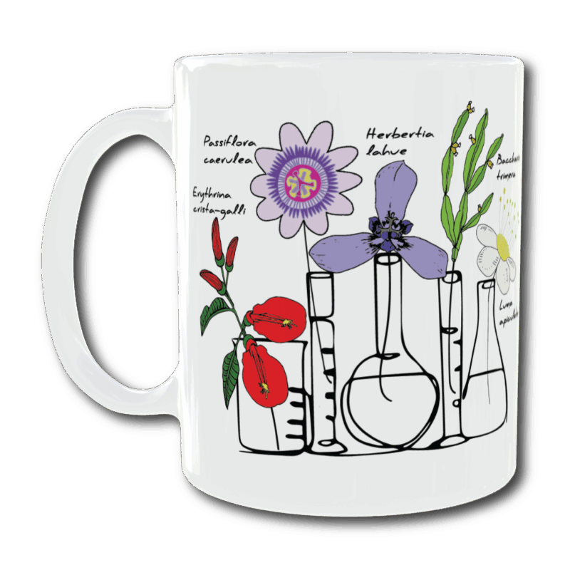 Taza - Flores nativas