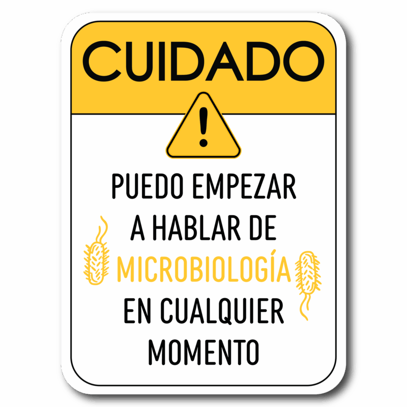 Sticker Microbiología