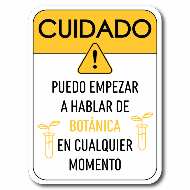 Sticker Botánica