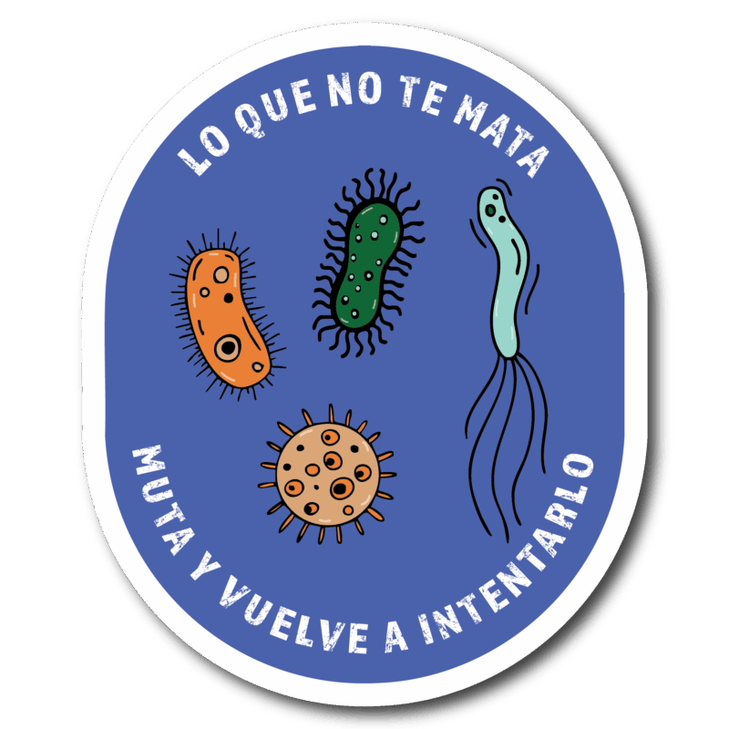 Sticker "Lo que no te mata..."